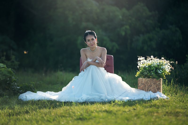 Sustainable wedding attire